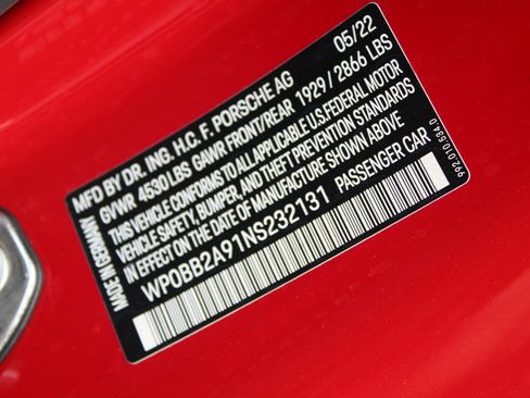 Certified 2022 Porsche 911 Targa 4 GTS image 32