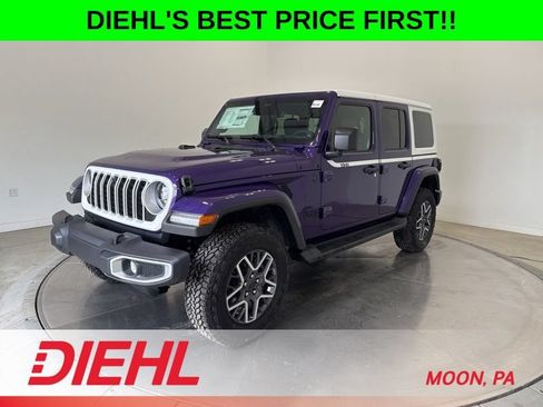 New 2026 Jeep Wrangler Unlimited Sahara w/ Whitecap Package AWD/4WD image 3
