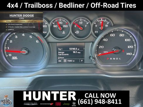 Used 2021 Chevrolet Silverado 1500 Custom Trail Boss AWD/4WD image 26