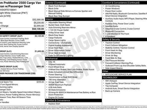 New 2026 RAM ProMaster 2500 w/ Advanced Safety Group image 47