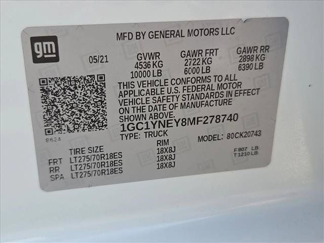 Used 2021 Chevrolet Silverado 2500 LT w/ Fleet Comfort Package AWD/4WD image 30