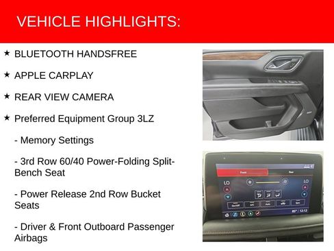Used 2021 Chevrolet Tahoe High Country RWD image 9