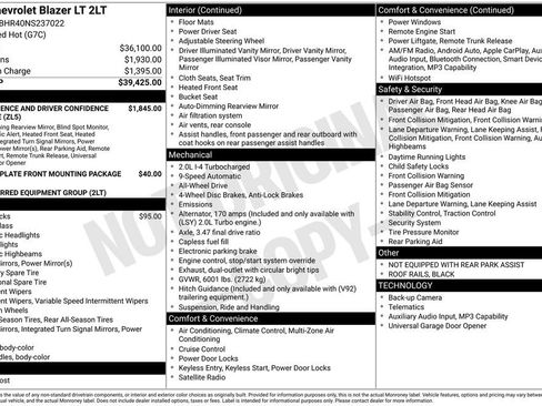 Used 2022 Chevrolet Blazer LT image 31