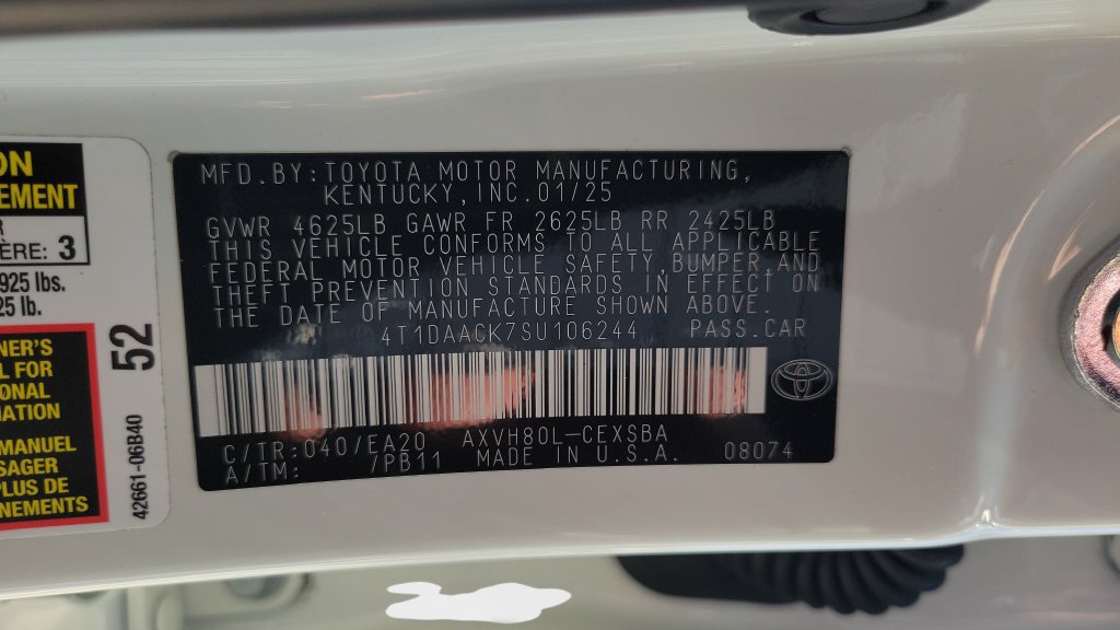 Used 2025 Toyota Camry SE w/ Multimedia Upgrade Package FWD image 28