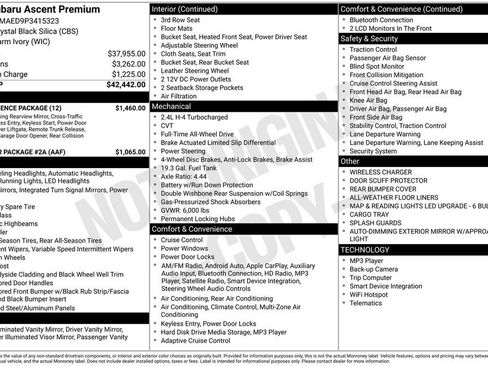 Used 2023 Subaru Ascent Premium w/ Convenience Package image 11