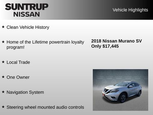 Used 2018 Nissan Murano SV image 8