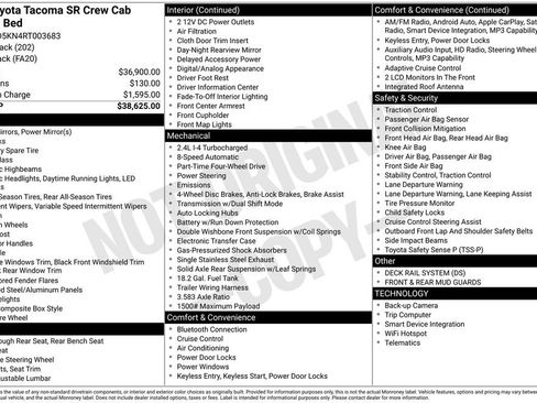 Used 2024 Toyota Tacoma SR AWD/4WD image 41