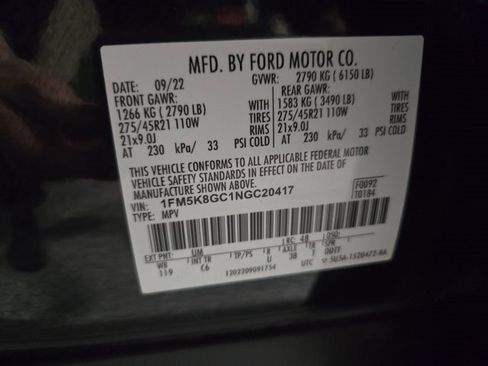 Used 2022 Ford Explorer ST w/ Equipment Group 401A image 38