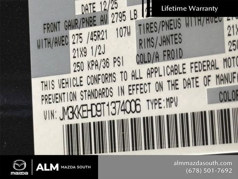 New 2026 MAZDA CX-90 3.3 Turbo w/ Premium Plus Pkg image 35