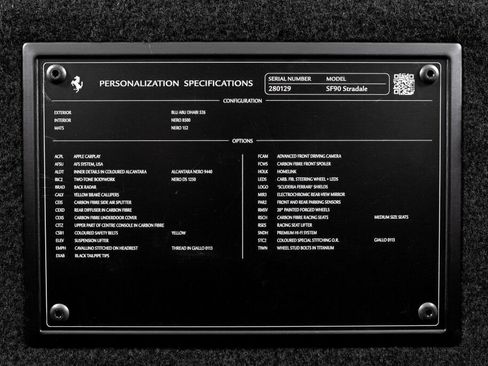 Certified 2022 Ferrari SF90 Stradale image 58