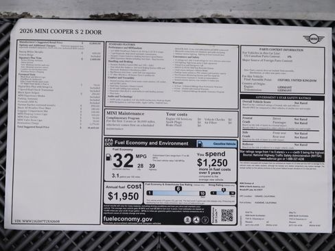 New 2026 MINI Cooper S image 9