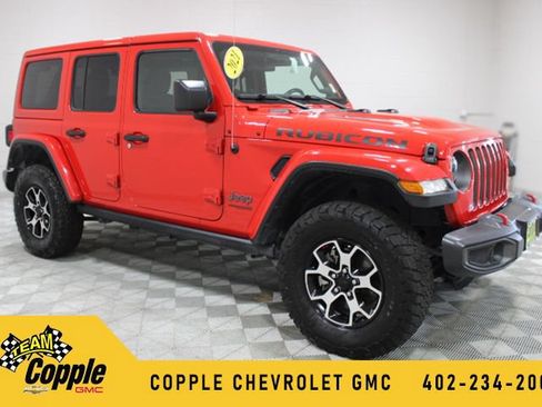 Used 2021 Jeep Wrangler Unlimited Rubicon w/ Cold Weather Group AWD/4WD image 1