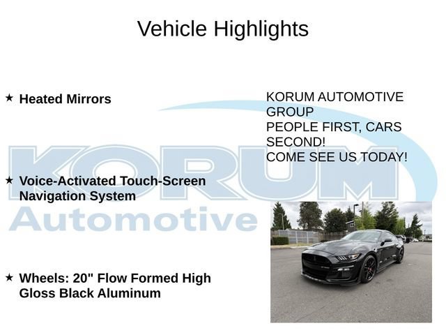 Certified 2021 Ford Mustang Shelby GT500 w/ Technology Package RWD image 12