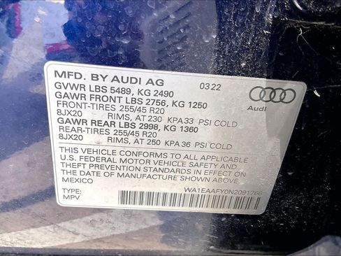 Used 2022 Audi Q5 2.0T Premium Plus w/ Premium Plus Package AWD/4WD image 34