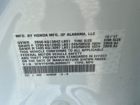 Used 2018 Honda Pilot Touring image 21