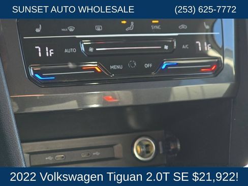 Used 2022 Volkswagen Tiguan SE AWD/4WD image 41