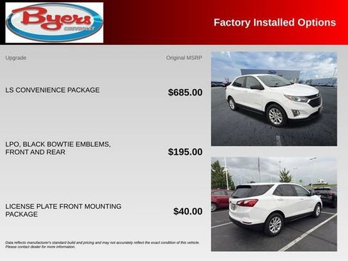 Used 2020 Chevrolet Equinox LS w/ LS Convenience Package FWD image 10