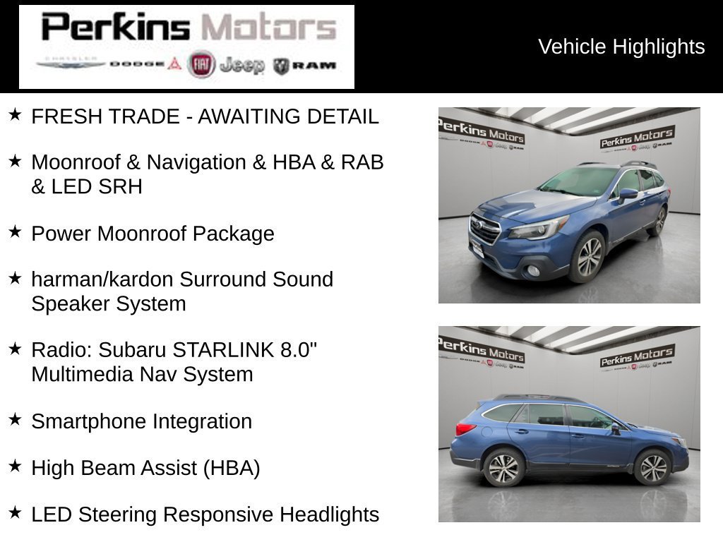 Used 2019 Subaru Outback 3.6R Limited w/ Popular Package #2 AWD/4WD image 11