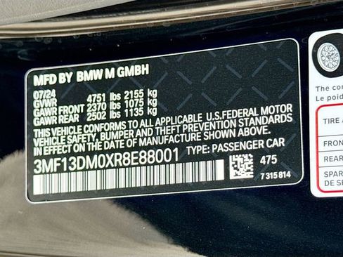Used 2024 BMW M2 w/ Lighting Package RWD image 44