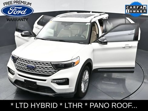 Used 2021 Ford Explorer Limited w/ Hybrid Equipment Group 310A RWD image 38
