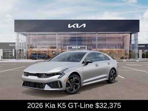 New 2026 Kia K5 GT-Line w/ GT-Line Red Interior Package AWD/4WD image 2