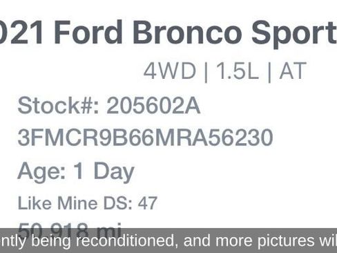 Used 2021 Ford Bronco Sport Big Bend AWD/4WD image 19