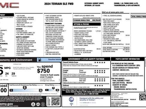 Used 2024 GMC Terrain SLE w/ Driver Convenience Package FWD image 2