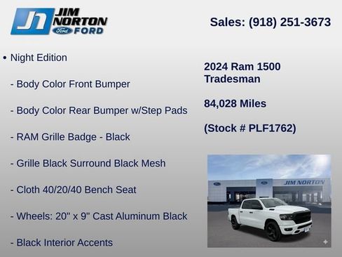 Used 2024 RAM 1500 Tradesman w/ Night Edition AWD/4WD image 31