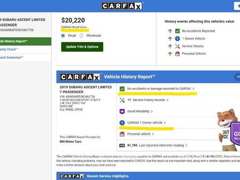 Used 2019 Subaru Ascent Limited w/ Popular Package #3 image 24