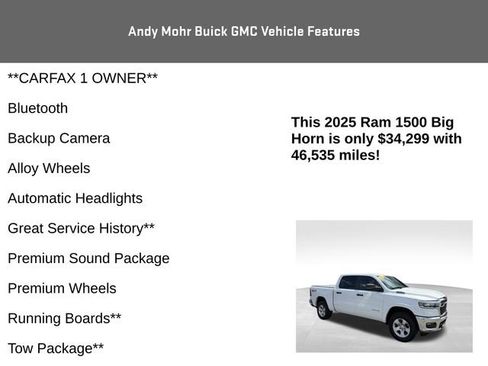 Used 2025 RAM 1500 Big Horn AWD/4WD image 4