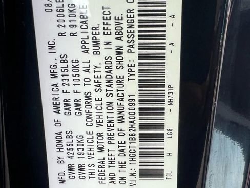 Used 2017 Honda Accord EX-L image 60