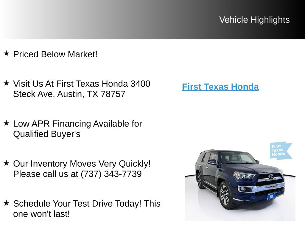 Used 2014 Toyota 4Runner Limited RWD image 9
