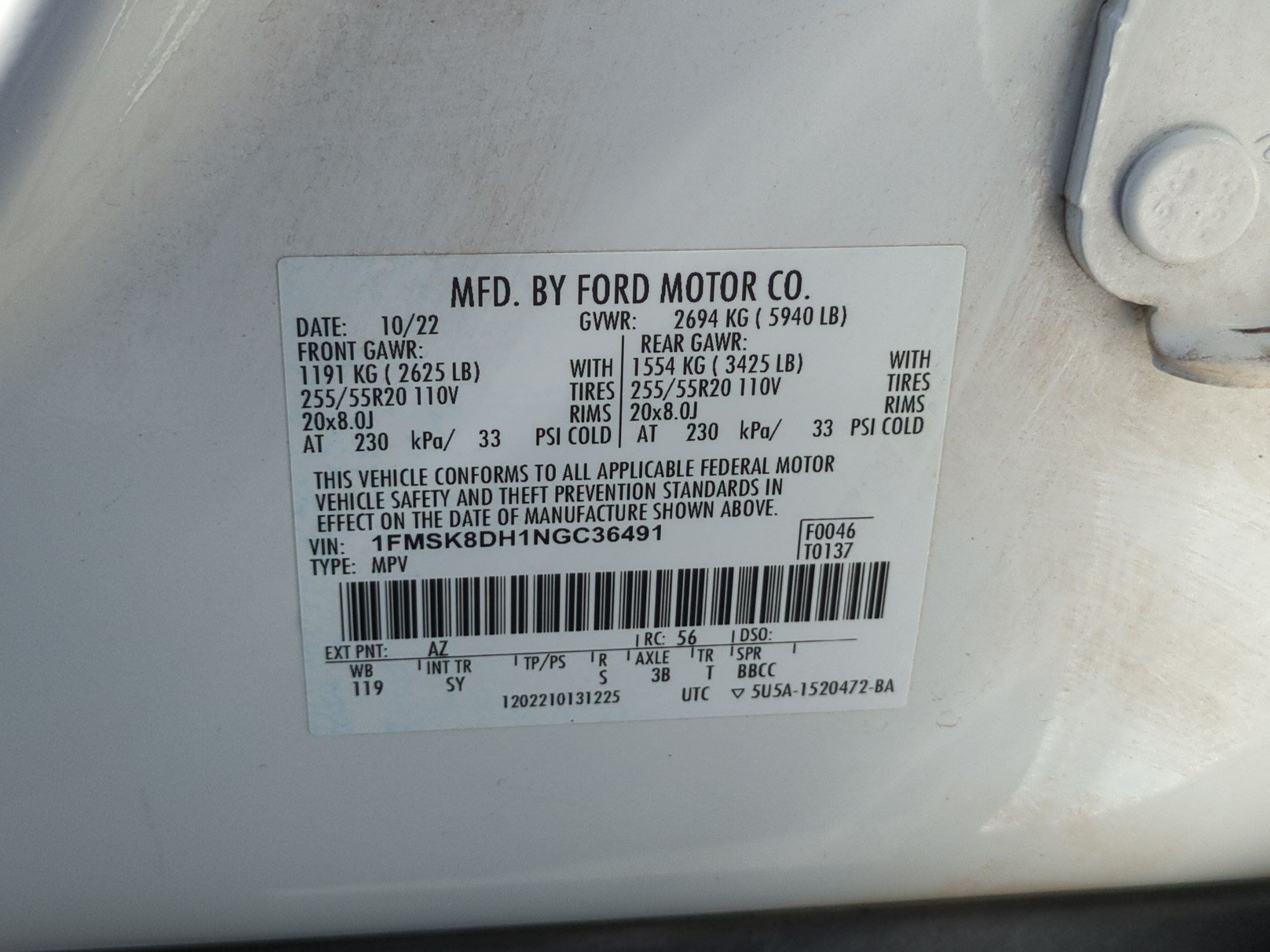 Used 2022 Ford Explorer XLT w/ Equipment Group 202A AWD/4WD image 35