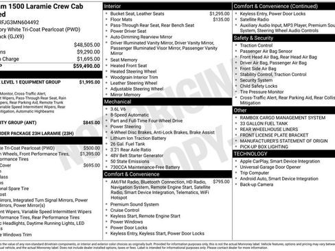 Used 2021 RAM 1500 Laramie image 2