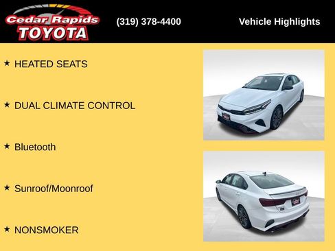 Used 2023 Kia Forte GT w/ GT2 Package FWD image 15