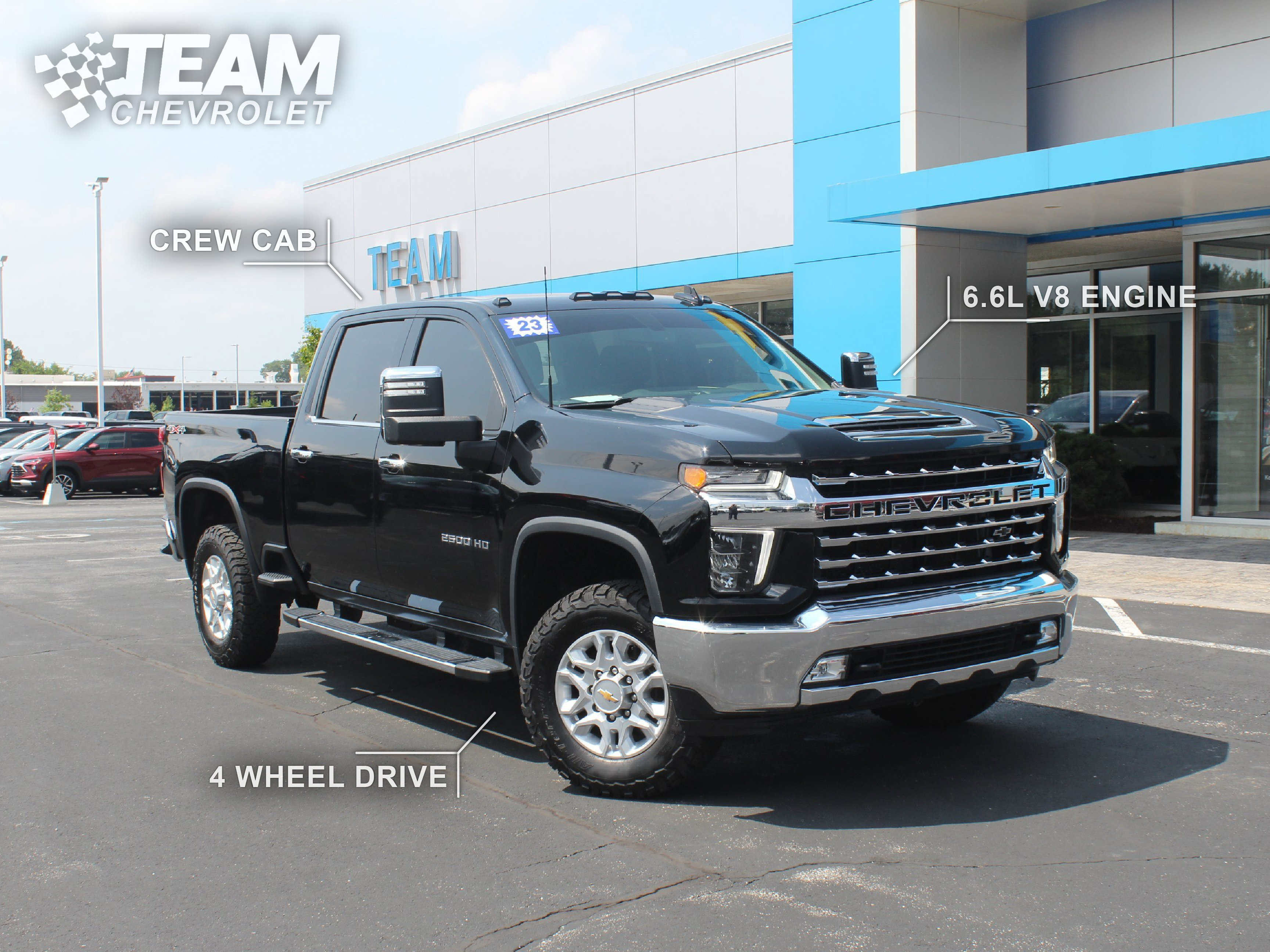 Used 2023 Chevrolet Silverado 2500 LTZ w/ Snow Plow Prep/Camper Package AWD/4WD image 2