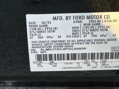 Used 2023 Lincoln Aviator Reserve w/ Equipment Group 201A image 49