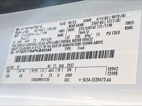 Used 2023 Ford Transit 250 Low Roof w/ Exterior Upgrade Package image 31