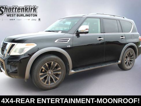 Used 2017 Nissan Armada Platinum w/ Captain Seat Package AWD/4WD image 1