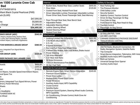 Used 2017 RAM 1500 Laramie w/ Convenience Group AWD/4WD image 32