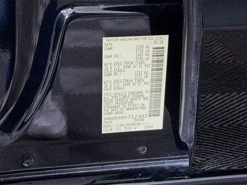 Used 2019 Nissan Frontier SV image 39