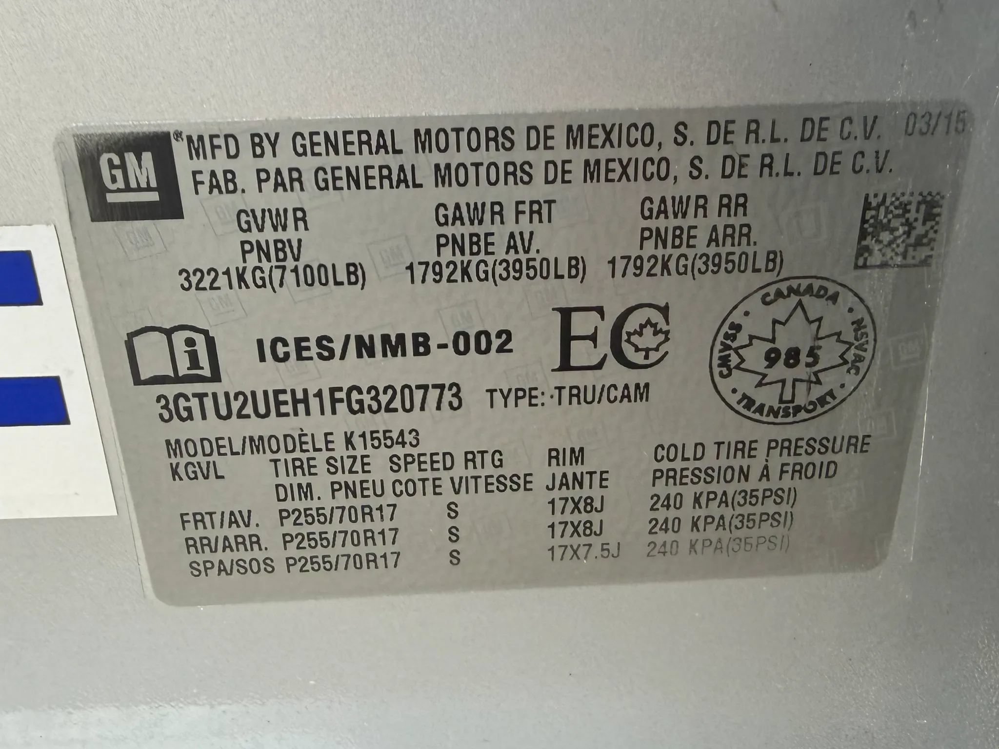 Used 2015 GMC Sierra 1500 SLE AWD/4WD image 53