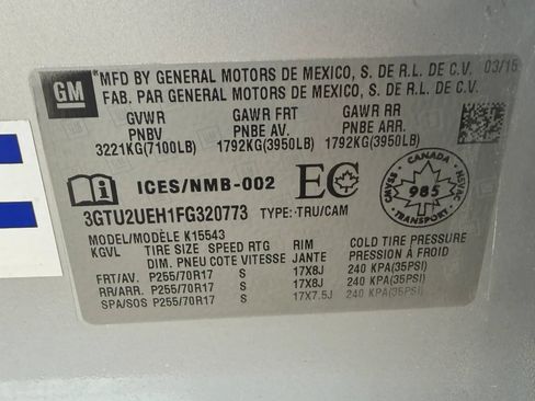 Used 2015 GMC Sierra 1500 SLE AWD/4WD image 53