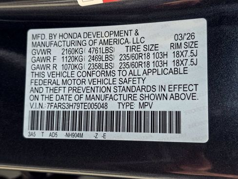 Certified 2026 Honda CR-V EX-L image 35