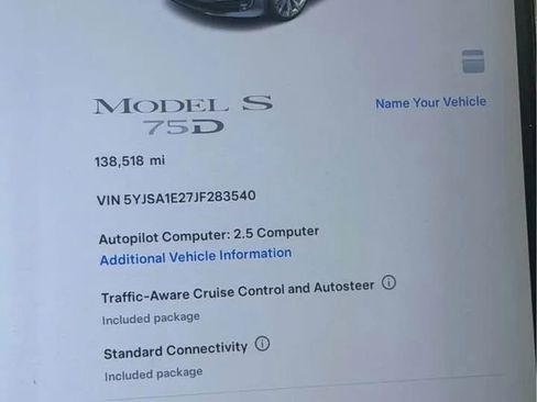 Used 2018 Tesla Model S 75D AWD/4WD image 10