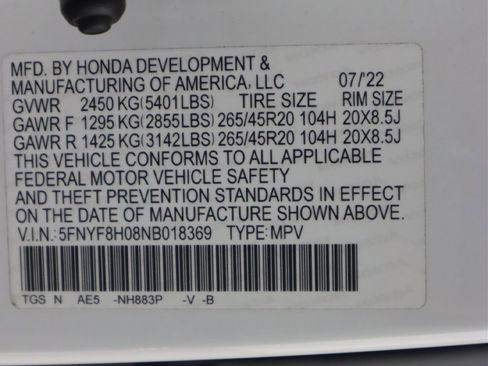 Used 2022 Honda Passport Elite image 63