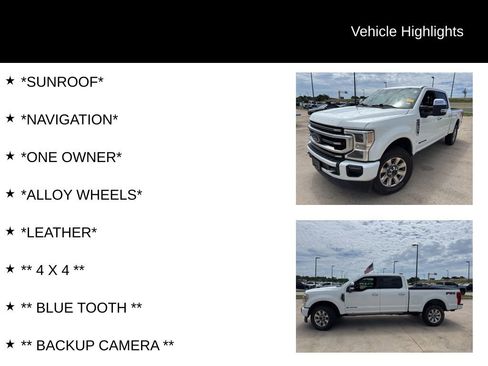 Used 2022 Ford F250 Platinum w/ FX4 Off-Road Package AWD/4WD image 4