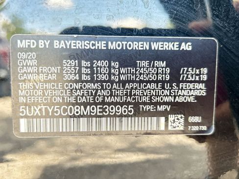 Used 2021 BMW X3 xDrive30i w/ Convenience Package AWD/4WD image 2
