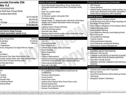 Used 2025 Chevrolet Corvette Z06 image 6