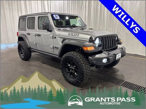 Used 2021 Jeep Wrangler Unlimited Sport image 1